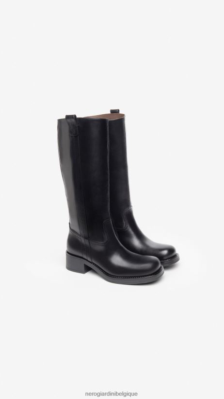 chaussure être NeroGiardini femmes art. i309222d bottes en cuir noir F2F08N275