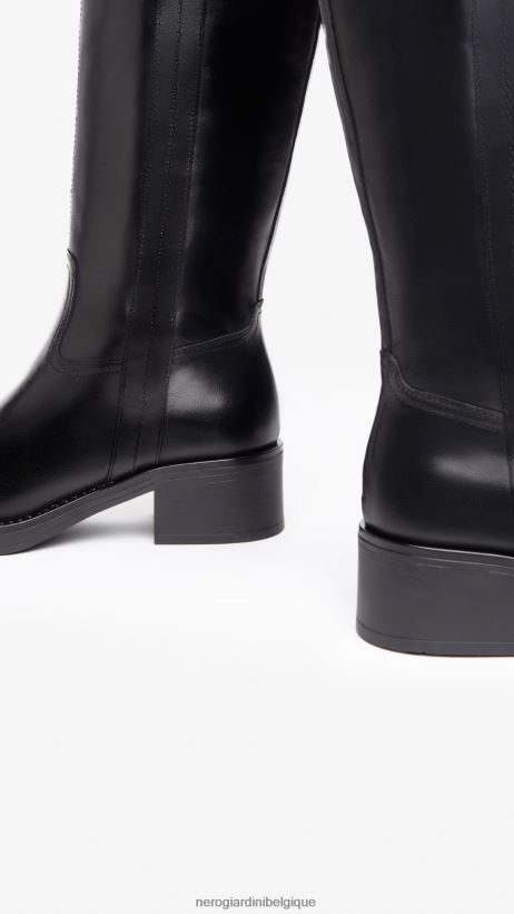 chaussure être NeroGiardini femmes art. i309222d bottes en cuir noir F2F08N275