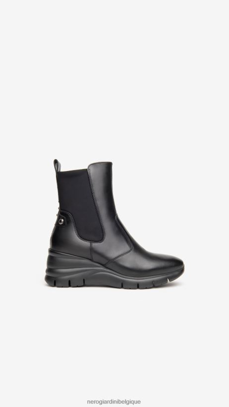 chaussure être NeroGiardini femmes art. i116885d bottines en cuir noir F2F08N190