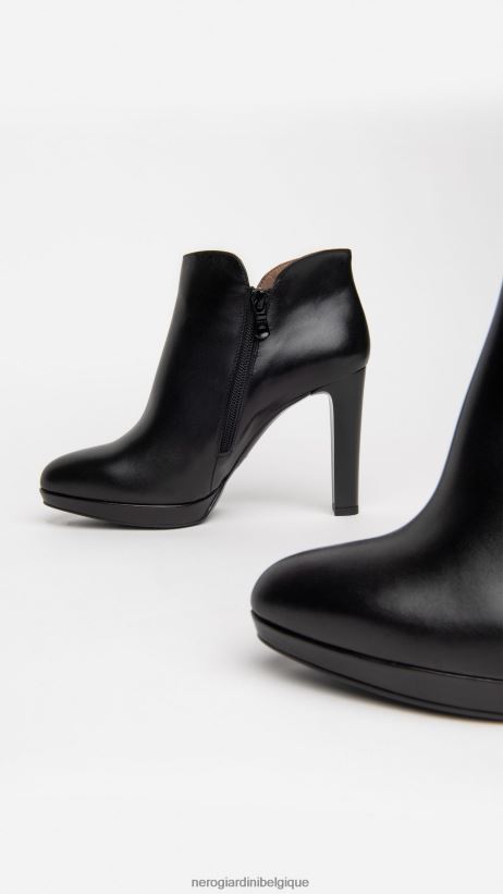 chaussure être NeroGiardini femmes art. i117251de bottines en cuir noir F2F08N174
