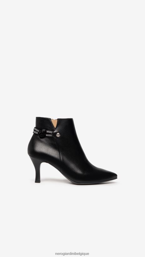 chaussure être NeroGiardini femmes art. i205521de bottines en cuir et daim noir F2F08N165