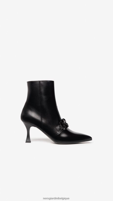 chaussure être NeroGiardini femmes art. i205585de bottines en cuir noir F2F08N169