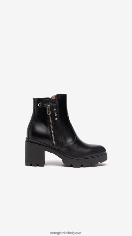 chaussure être NeroGiardini femmes art. i205880d bottines en cuir noir F2F08N203