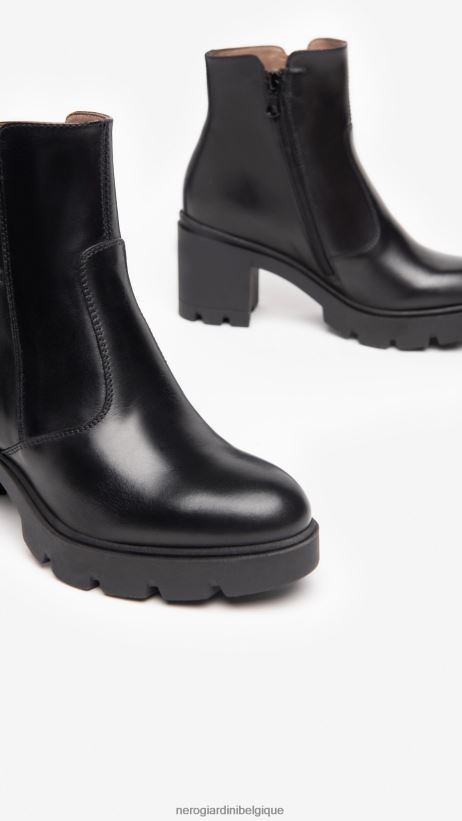 chaussure être NeroGiardini femmes art. i205880d bottines en cuir noir F2F08N203