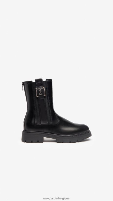 chaussure être NeroGiardini femmes art. i205910d bottines en cuir noir F2F08N194