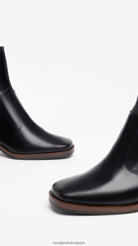 chaussure être NeroGiardini femmes art. i308183d bottines en cuir noir F2F08N145