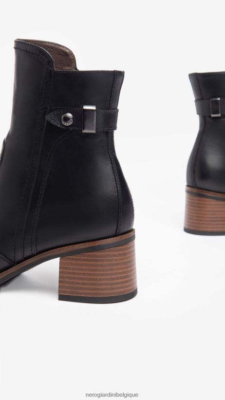 chaussure être NeroGiardini femmes art. i308183d bottines en cuir noir F2F08N145