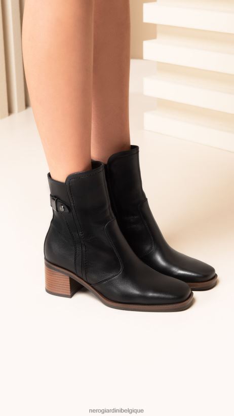 chaussure être NeroGiardini femmes art. i308183d bottines en cuir noir F2F08N145
