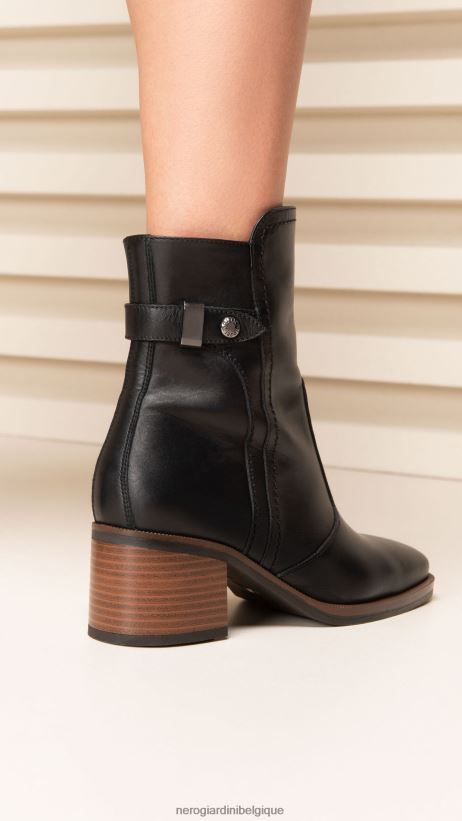 chaussure être NeroGiardini femmes art. i308183d bottines en cuir noir F2F08N145
