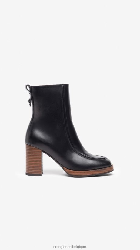 chaussure être NeroGiardini femmes art. i308193d bottines en cuir noir F2F08N147