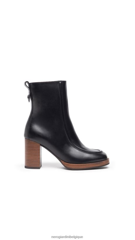 chaussure être NeroGiardini femmes art. i308193d bottines en cuir noir F2F08N147