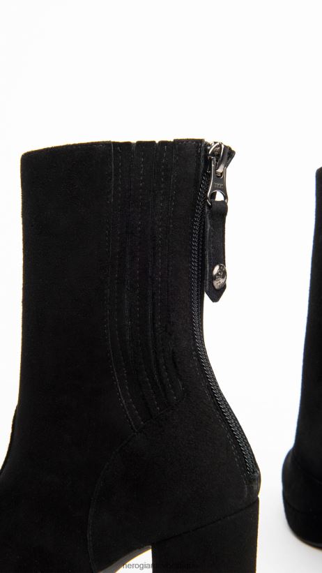 chaussure être NeroGiardini femmes art. i308201d bottines en daim noir F2F08N158
