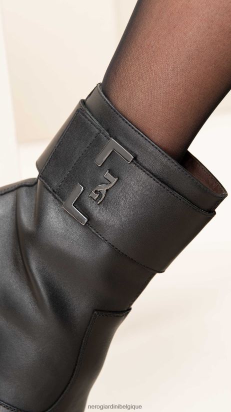 chaussure être NeroGiardini femmes art. i308220d bottines en cuir noir F2F08N146