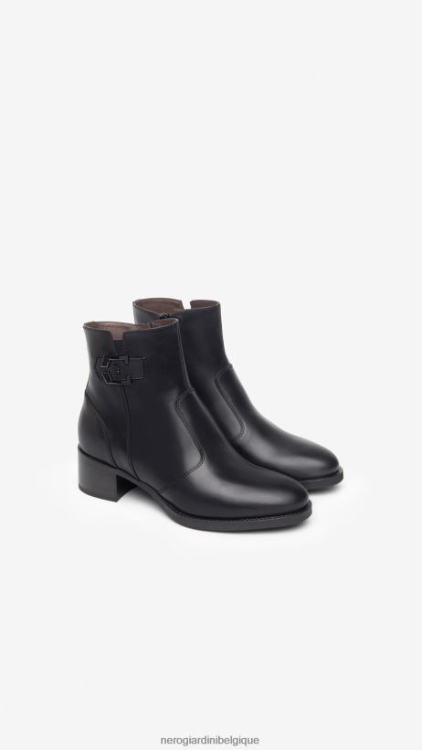 chaussure être NeroGiardini femmes art. i308232d bottines en cuir noir F2F08N140