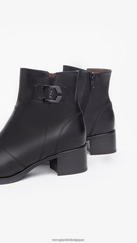 chaussure être NeroGiardini femmes art. i308232d bottines en cuir noir F2F08N140