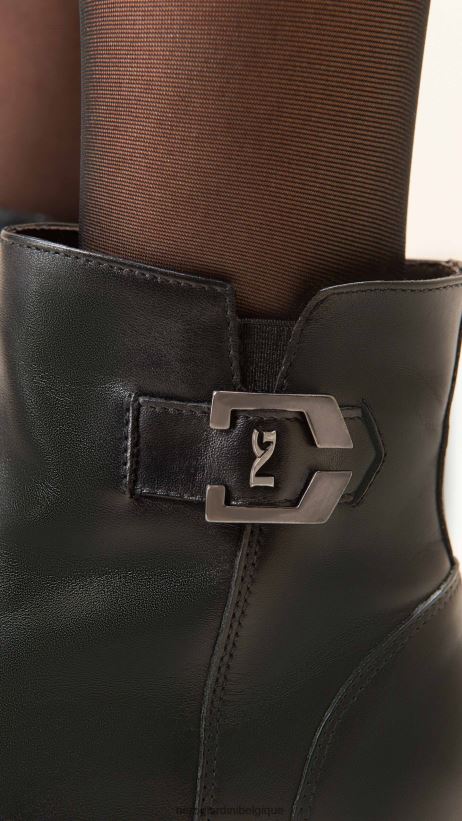 chaussure être NeroGiardini femmes art. i308232d bottines en cuir noir F2F08N140