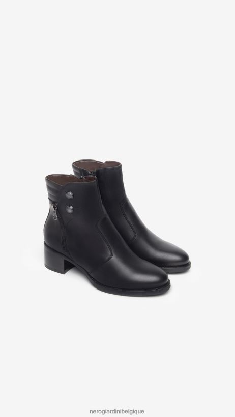 chaussure être NeroGiardini femmes art. i308234d bottines en cuir noir F2F08N155
