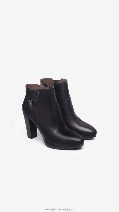chaussure être NeroGiardini femmes art. i308253d bottines en cuir noir F2F08N143