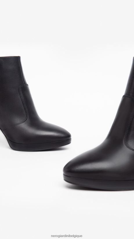chaussure être NeroGiardini femmes art. i308253d bottines en cuir noir F2F08N143