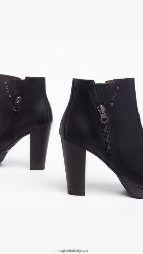 chaussure être NeroGiardini femmes art. i308253d bottines en cuir noir F2F08N143