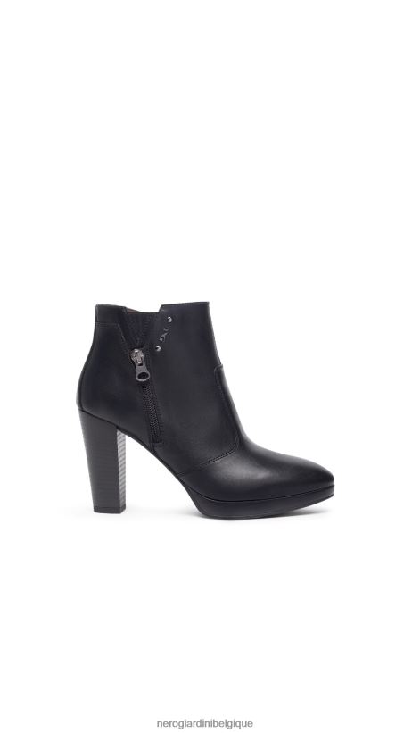 chaussure être NeroGiardini femmes art. i308253d bottines en cuir noir F2F08N143