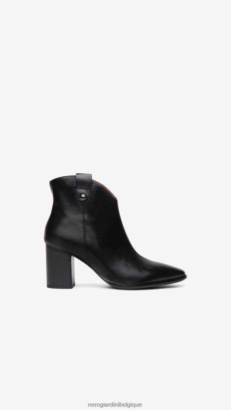 chaussure être NeroGiardini femmes art. i308290d bottines en cuir noir F2F08N152