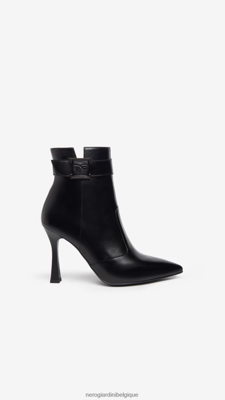chaussure être NeroGiardini femmes art. i308645de bottines en cuir noir F2F08N159