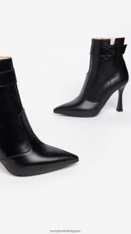 chaussure être NeroGiardini femmes art. i308645de bottines en cuir noir F2F08N159