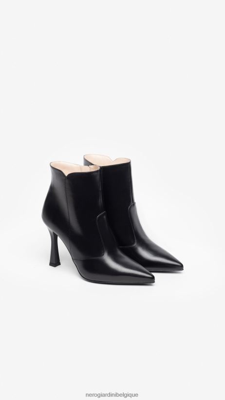 chaussure être NeroGiardini femmes art. i308646de bottines en cuir noir F2F08N154