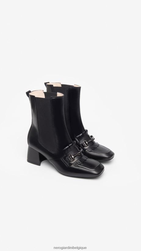 chaussure être NeroGiardini femmes art. i308652de bottines chelsea en cuir noir F2F08N171
