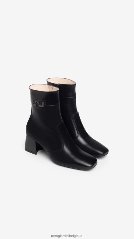 chaussure être NeroGiardini femmes art. i308654de bottines en cuir noir F2F08N151