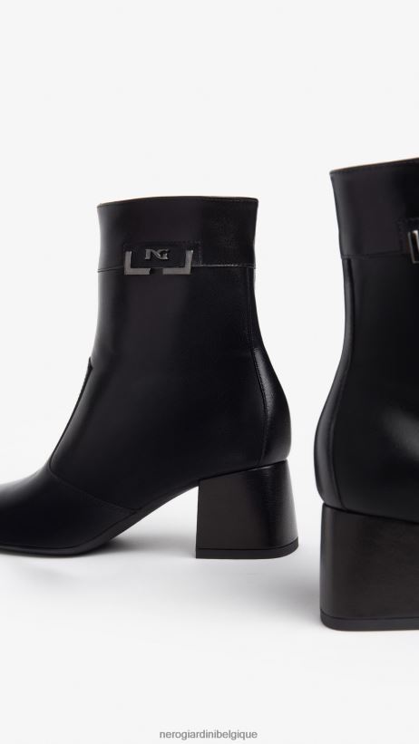 chaussure être NeroGiardini femmes art. i308654de bottines en cuir noir F2F08N151