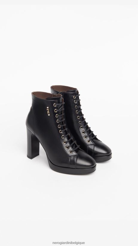 chaussure être NeroGiardini femmes art. i308720de bottines en cuir noir F2F08N184
