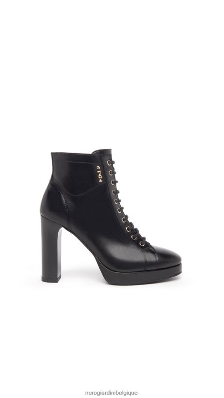 chaussure être NeroGiardini femmes art. i308720de bottines en cuir noir F2F08N184