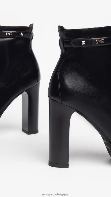 chaussure être NeroGiardini femmes art. i308722de bottines en cuir noir F2F08N177