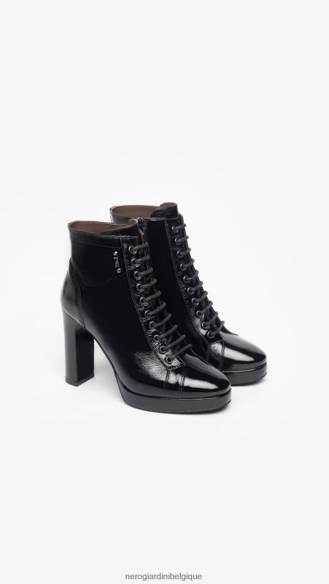 chaussure être NeroGiardini femmes art. i308730de bottines en cuir noir F2F08N185