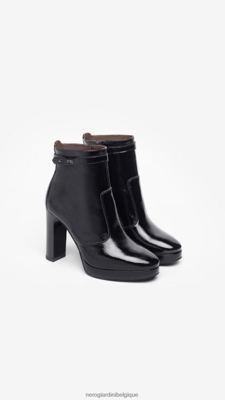 chaussure être NeroGiardini femmes art. i308731de bottines en cuir noir F2F08N181