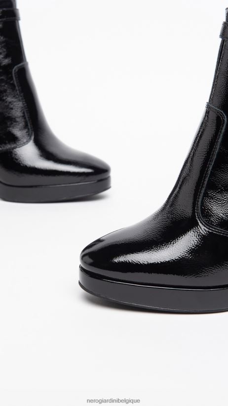 chaussure être NeroGiardini femmes art. i308731de bottines en cuir noir F2F08N181