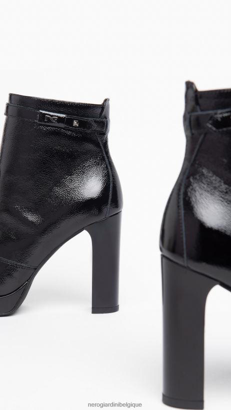 chaussure être NeroGiardini femmes art. i308731de bottines en cuir noir F2F08N181