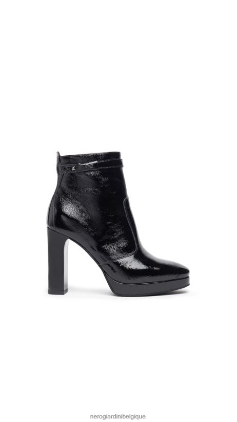 chaussure être NeroGiardini femmes art. i308731de bottines en cuir noir F2F08N181