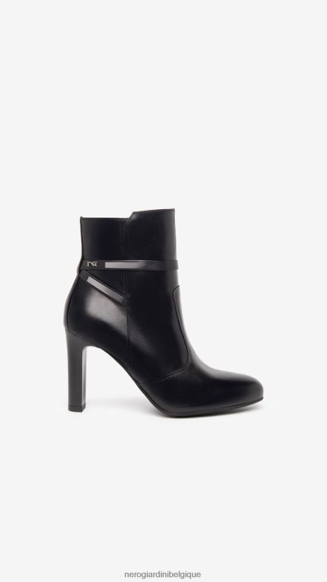 chaussure être NeroGiardini femmes art. i308742de bottines en cuir noir F2F08N178