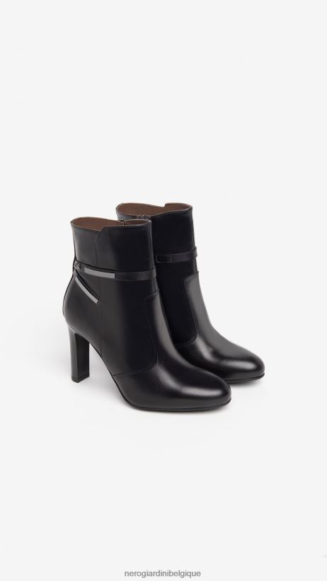 chaussure être NeroGiardini femmes art. i308742de bottines en cuir noir F2F08N178