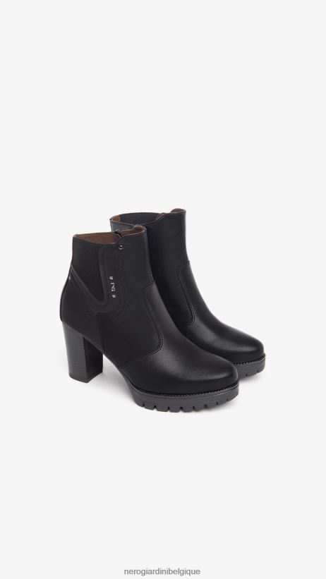 chaussure être NeroGiardini femmes art. i308970d bottines en cuir noir F2F08N172