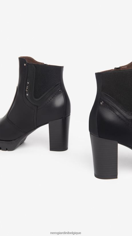 chaussure être NeroGiardini femmes art. i308970d bottines en cuir noir F2F08N172