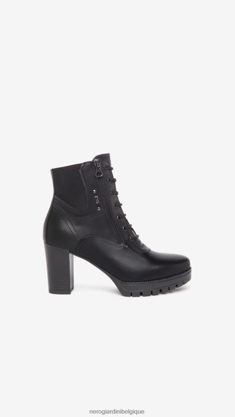 chaussure être NeroGiardini femmes art. i308971d bottines en cuir noir F2F08N175