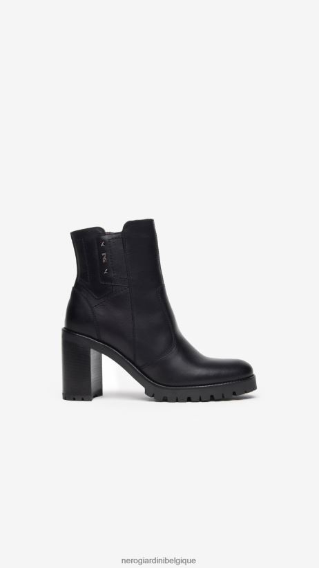 chaussure être NeroGiardini femmes art. i308981d bottines en cuir noir F2F08N173