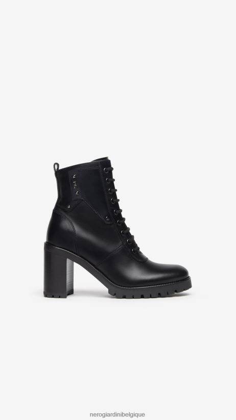 chaussure être NeroGiardini femmes art. i308983d bottines en cuir noir F2F08N182
