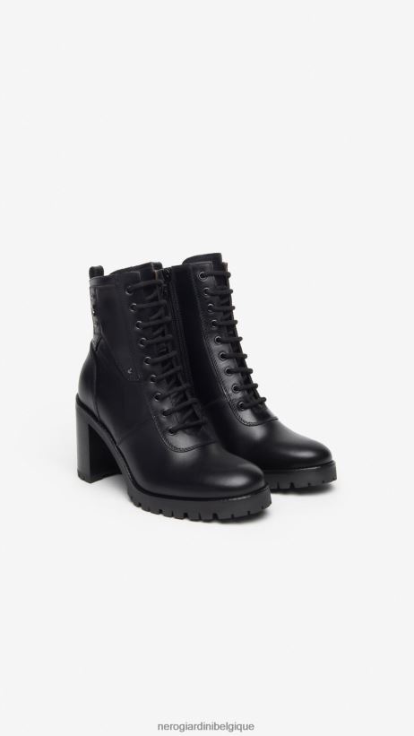 chaussure être NeroGiardini femmes art. i308983d bottines en cuir noir F2F08N182