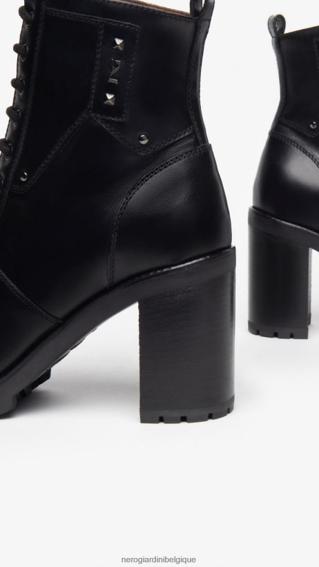 chaussure être NeroGiardini femmes art. i308983d bottines en cuir noir F2F08N182
