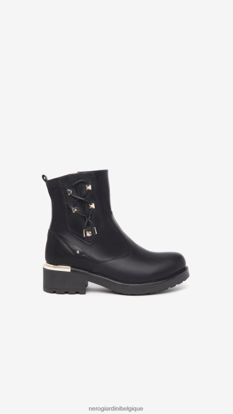 chaussure être NeroGiardini femmes art. i308993d bottines en cuir noir F2F08N196